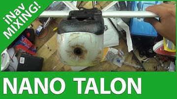 New iNav Mixer & Nano Talon Flat Wing with a Matek F722 FC Board