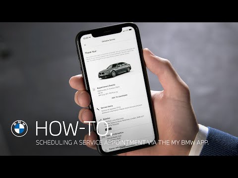 How to schedule  a service appointment via the My BMW app -  BMW How-To