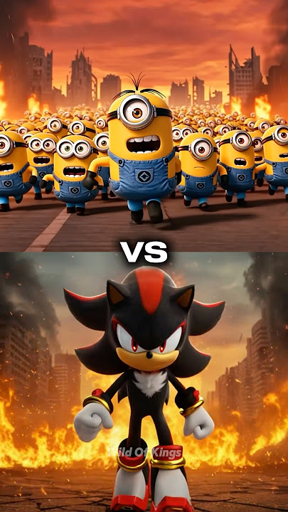 Minions vs Sonic, Shadow, Silver, Dr.Eggman… #sonic #minions #minion