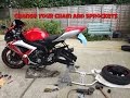 How To Change Chain And Sprockets On A GSXR