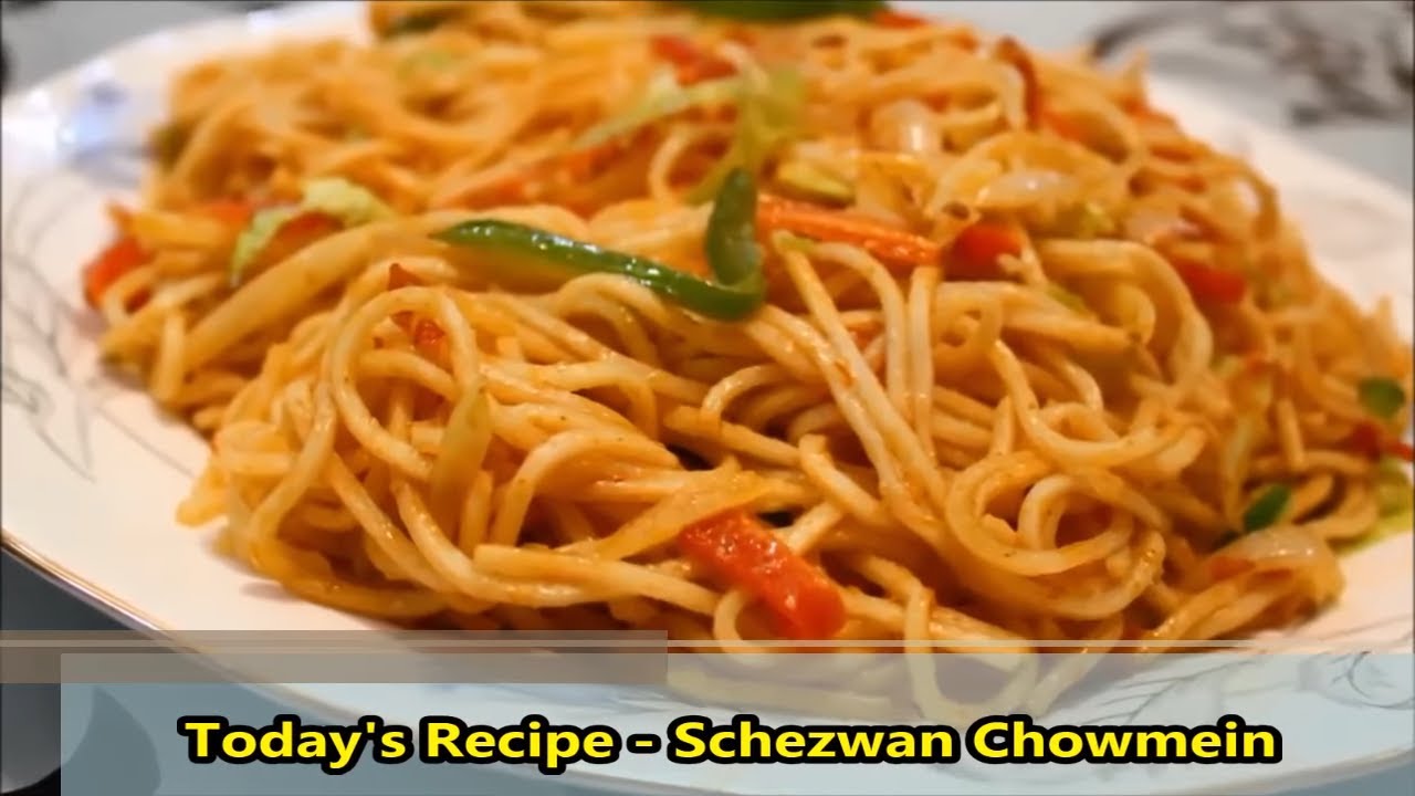 झटपट चाऊमीन रेसिपी Schezwan Noodles Recipe , Noodles Recipe in Hindi