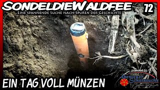 Ein Tag Voll Münzen Sondeln Schatzsuche Metal Detecting Treasure Hunt