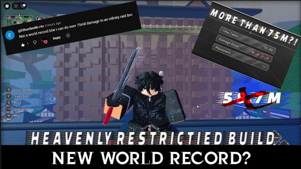 BROKEN Toji Heavenly Restriction Build | 76.8M Damage World Record | Jujutsu Zero