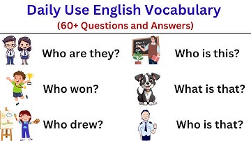 Simple Questions and Answers for Beginners | Daily Use English Vocabulary #kidslearning