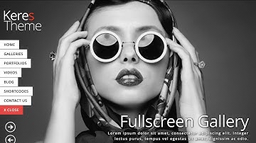 Keres Fullscreen Wordpress Photography Theme
