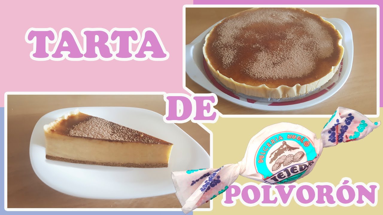 TARTA de POLVORÓN (receta de aprovechamiento NAVIDEÑO)
