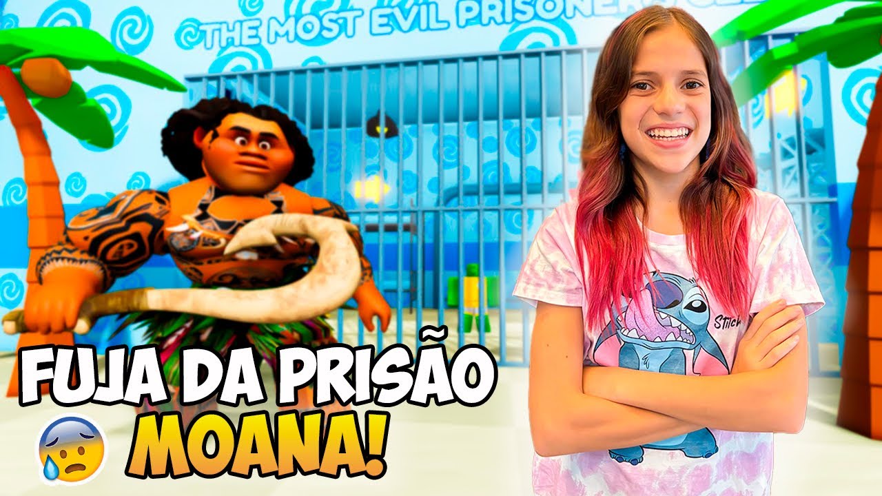 FUJA DA PRISÃO DA MOANA NO ROBLOX.
