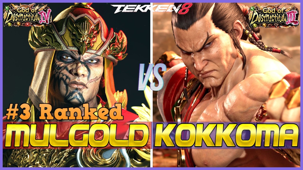 T8 ▰ MULGOLD (#3 Ranked Fahkumram) Vs KKOKKOMA (Feng) ▰ Tekken 8 High Level Gameplay