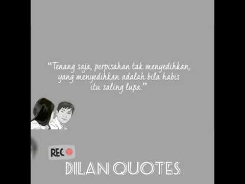 NEW ! Quotes Novel Dilan 1990 - 2018 - YouTube