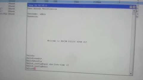 BDCOM OLT telnet rag delete