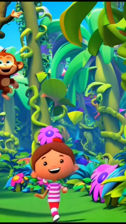 Teaching about 'WALKING IN TO THE JUNGLE' Song for kids #animation #funnyshorts #kidssong #kidsvideo