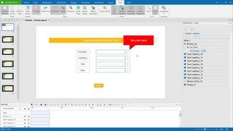 Using Tab Orders to Navigate Between Objects