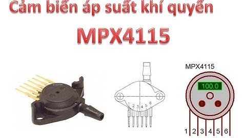 MikroC & PIC16F877A - Cảm biến áp suất khí quyển MPX4115
