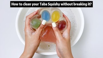 How to clean Taba Squishy without damaging it？#tabasquishy #cleaning #diy