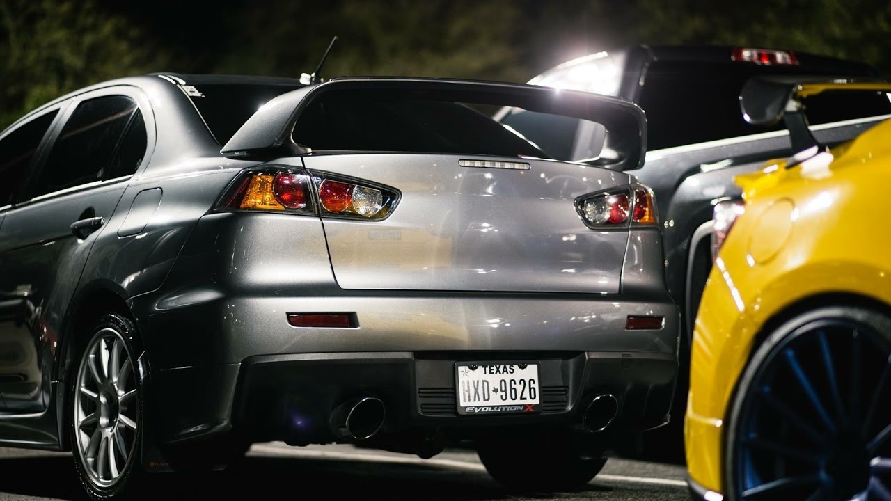 Evo X ETS Test Pipe Before/After