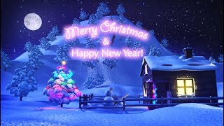 Merry Christmas and Happy New Year Animation Funny