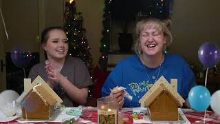 Making Cursed Gingerbread Houses W My Roommate (feat. Sarah Schauer) | Brittany Broski