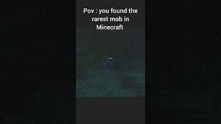 Pov : you found the rarest mob in Minecraft