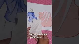 pecah pola draperry pada bahu #sew #sewingpatterns #polabaju #polajahit