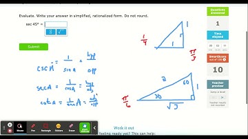 IXL - Csc, sec, and cot of special angles (Algebra 2 practice)
