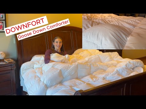 DOWNFORT Goose Down Comforter, soft, warm and breathable #comforter #down #bedding