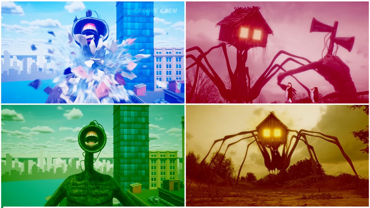 Siren Head Hause Head Megamix MegaBattle #34