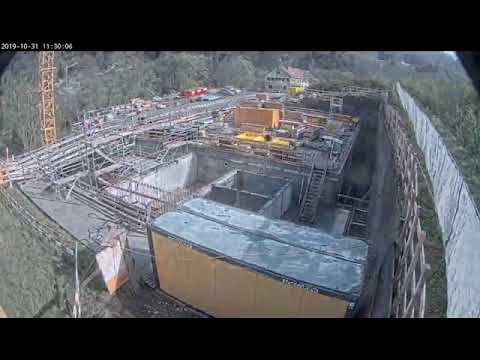 Neubau Reservoir St. Hilarien - Zeitraffer März 2019 bis Oktober 2020