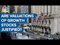 Are the valuations of high-flying growth stocks justified?