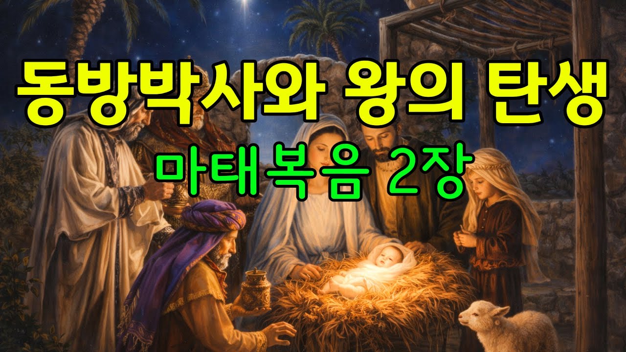 [신약] 마태복음 2장 | 성경말씀 | 성경봉독 |성경말씀 통독 | 인도하심을 따라