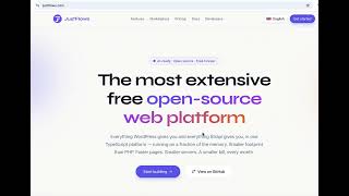 Justflows The most extensive free open-source web platform