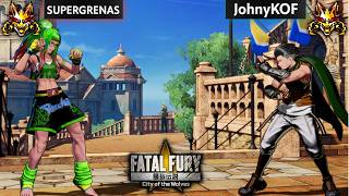 Fatal Fury COTW High Level Rank Match! SUPERGRENAS (Preecha #1) vs. JohnyKOF (Hokutomaru #16). (4K)