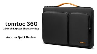 tomtoc 360 Laptop Shoulder Bag Review