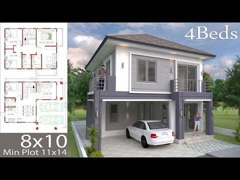 4-bedrooms-home-design-plan-8x10m
