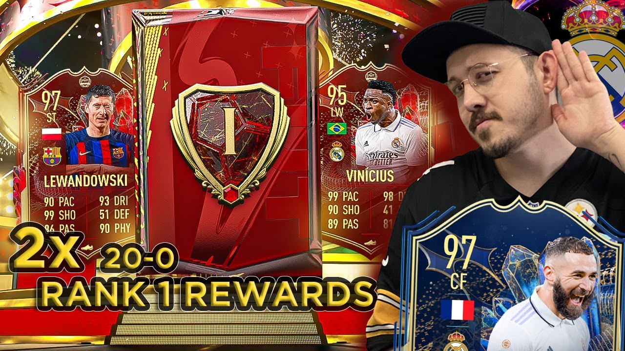 MY 2x LALIGA TOTS RANK 1 FUT CHAMPS REWARDS 🥳 90+ ICON PACK - FIFA 23 ...