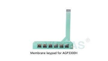 Membrane keypad for proface AGP3300H repair with touch screen, overlay, lcd display and plastic case