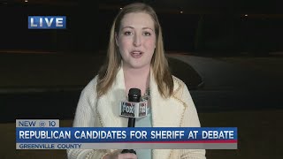 Five Greenville County Sheriff candidates meet for debate