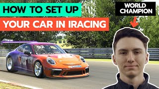 How to set up your car in iRacing w/ PESC Champion Joshua Rogers