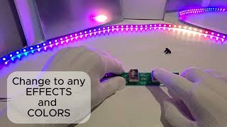 22 Infinity Mirror Effects + 31 LED Strip Effects | LED Controller Demo