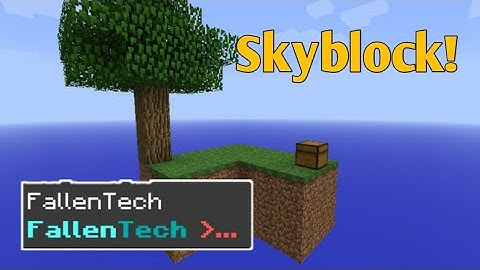 The Best Skyblock Server! (FallenTech)
