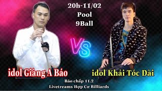 Hot - Đại Chiến idol : Khải Tóc Dài - Giàng A Báo | Pool 9 Ball Kinh Dị Việt Nam 2023