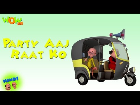 Motu Patlu Cartoons In Hindi | Animated cartoon | Party aaj raat ko | Wow Kidz