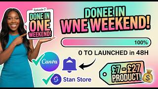 How to Create & Launch a Digital Product in 48 Hours No Tech Skills!