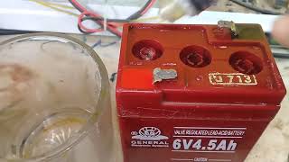 شحن البطارية السته فولت الميته/Charging the dead six-volt battery