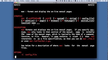 Section 1.4: “Man pages” from Learn Enough Command Line to Be Dangerous