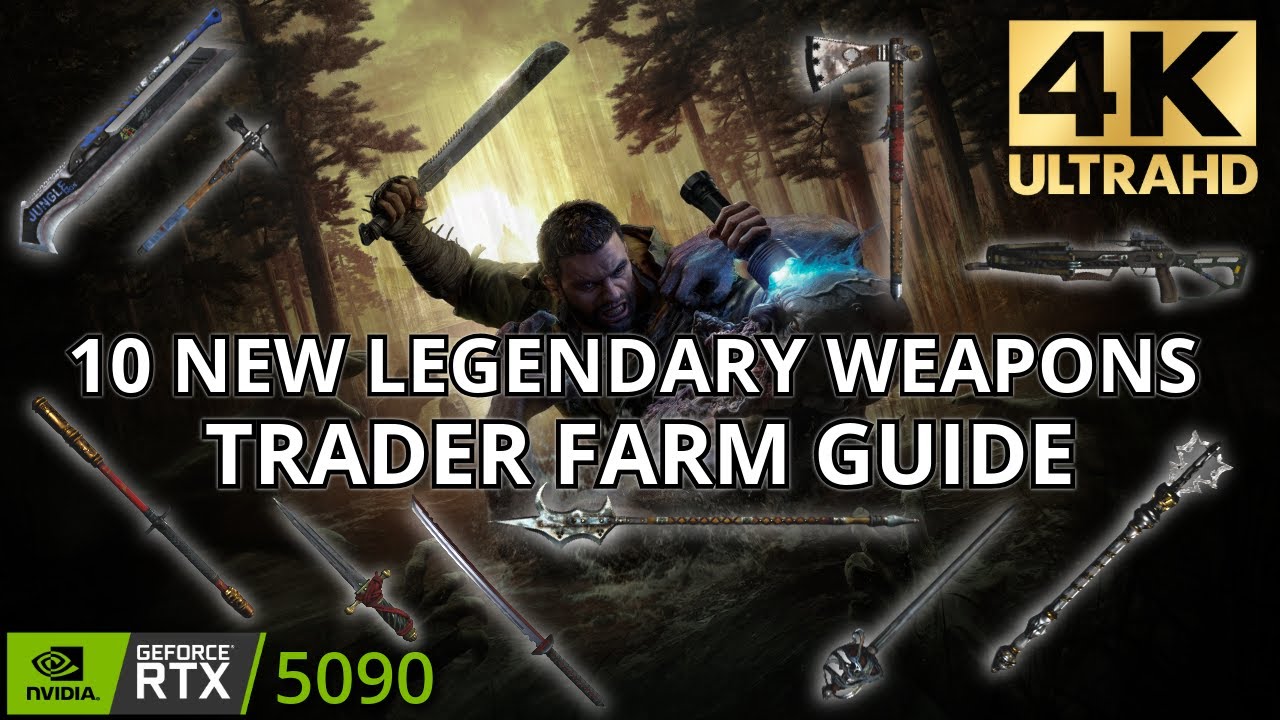 Dying Light The Beast | 10 NEW LEGENDARY WEAPONS | (Trader Farm Guide)