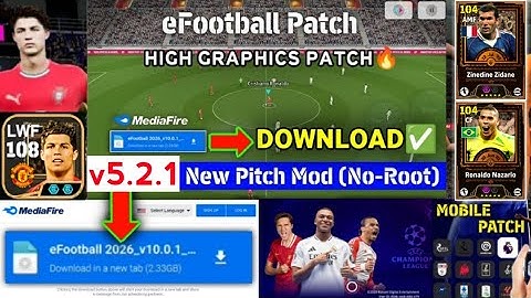Download eFootball 2026 Mobile Patch | How to install efootball patch in Android & Ios •latest patch