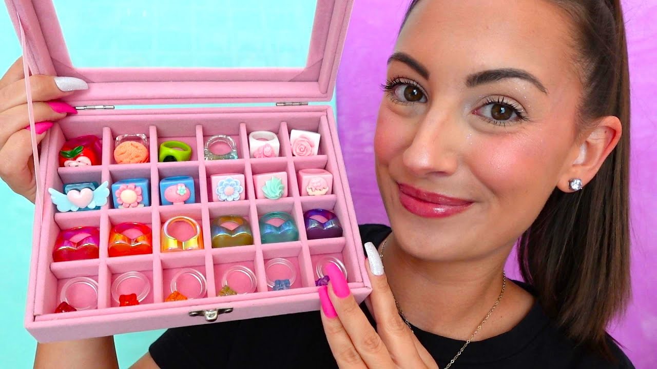 ASMR Overexplaining My CHUNKY Ring Collection ✌️