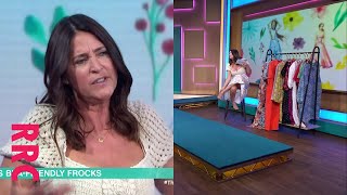 Lisa Snowdon In Maxi With Square Neckline