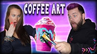 COFFEE Art - Professional Artist VS Wife | RM Designs15