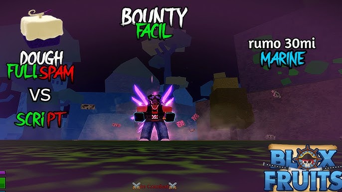 CACEI BOUNTY com COMBO de DOUGH INFINITO (derrota fish) Blox